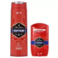 OLD SPICE мужской набор Captain дезодорант стик 50мл + гель для душа 3в1 400мл