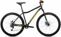Горный велосипед Forward Sporting 29 X D (2022) 17" черный/золотой