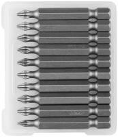 ЗУБР 10 шт, PH1 50 мм, Кованые биты (26001-1-50-10)
