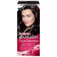 Garnier Стойкая крем-краска для волос "Color Sensation, Оникс" оттенок 3.11, Пепельный черный, 110 мл