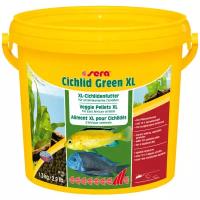 Sera Cichlid Green XL Корм для цихлид растительноядных - 1,3 кг
