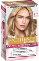 Крем-краска для волос Loreal Paris Excellence creme 8.12 Мистический блонд