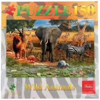 Пазл Hatber Wild animals Животные саванны (150ПЗ4_12234), элементов: 150 шт