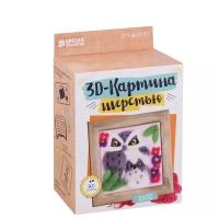 Школа талантов 3D-картина шерстью Совы (2932527)