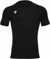 Футболка спортивная MACRON RIGEL HERO SHIRT BLACK (S)