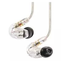 Наушники Shure SE215-CL-EFS, mini jack 3.5 mm, прозрачный