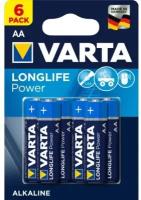 Элемент питания Varta Longlife Power LR6 AA бл 6