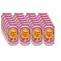 Напиток Chupa Chups Sparkling Strawberry 0.345л Упаковка 24 шт