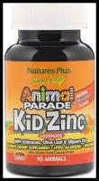 Natures Plus Animal Parade Kid Zinc (Цинк для детей) вкус натурального мандарина 90 пастилок (Natures Plus)