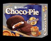 Печенье ORION Choco Pie Dark Карамель (12 х 30г)