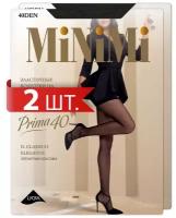 Колготки MiNiMi Prima, 40 den, 2 шт., размер 5XL, черный