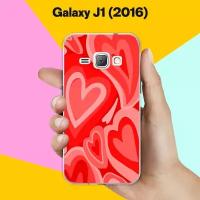 Силиконовый чехол на Samsung Galaxy J1 (2016) Узор 6 / для Самсунг Галакси Джей 1 (2016)