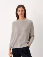 Пуловер женский, s.Oliver, артикул: 120.10.110.17.170.2109095, цвет: светло-серый (код цвета: 83W1), размер: L