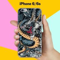 Силиконовый чехол на Apple iPhone 6/6s Дракон / для Эпл Айфон 6/6с