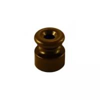 Изолятор BIRONI для наружного монтажа D16*17мм, керамика, 50 шт./уп, цвет коричневый