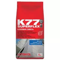 Суперэластичная клеевая смесь LITOKOL SUPERFLEX K77 (ЛИТОКОЛ СУПЕРФЛЕКС К 77), 5 кг