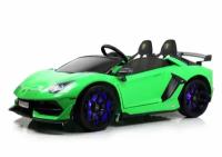 RiverToys Автомобиль Lamborghini Aventador SVJ A111MP, зелeный