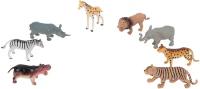 Набор фигурок 1TOY "В мире животных" Дикие животные Африки 8 шт