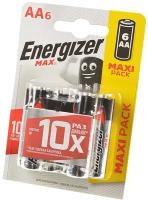 Energizer Батарейка Energizer MAX+Power Seal LR6 BL6, 6шт