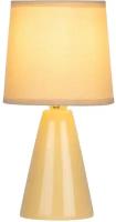 Настольный светильник с абажуром для спальни Rivoli Edith 7069-501 40 Вт, керамика, желтая