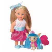 Кукла Simba Еви со стильной собачкой 12 см 5730944-2