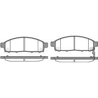 REMSA 1242.01 (1242_01 / 4605A198 / 4605A284) колодки дисковые п. Mitsubishi (Мицубиси) l200 2.5 06