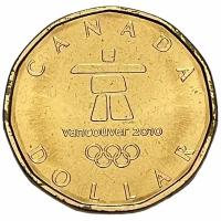 Канада 1 доллар 2010 г. (XXI зимние Олимпийские Игры, Ванкувер 2010) (2)