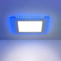 Светодиодный встраиваемый светильник 10W 4200K Blue Elektrostandard DLS024