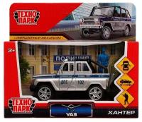 Машина Технопарк UAZ HUNTER Полиция 11,5 см