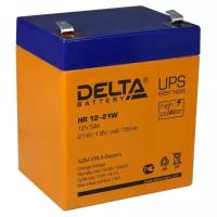 Батарея Delta HR 12-21W 12V 5Ah (Battery replacement APC rbc30, rbc43, rbc44, sybt2 90мм/101мм/70мм)