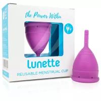 Менструальная чаша Lunette фиолетовая Model 1