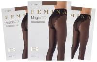 Женские колготки Femina, Magia 20 den набор 3 шт., бежевый, размер 3