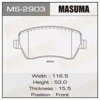 Колодки дисковые Masuma MASUMA MS2903