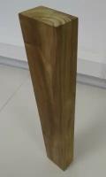 Брусок из древесины ТИК 45х85х550мм для резьбы по дереву, деревянная заготовка, материал для моделирования