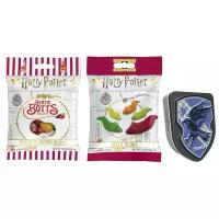 Конфеты Jelly Belly Гарри Поттера Bertie Bott's 54 гр. + Мармелад Jelly Slugs 59 гр. + Конфеты Эмблема факультета Когтевран 28 гр. (3 шт.)