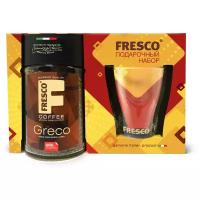 Кофе растворимый FRESCO Greco с кружкой, подарочный набор