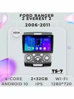 Магнитола TS7 Ford Ranger 2 Everest 2 2006-2011 2/32