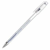 Ручка гелевая россия "СОЮЗ", синяя, корпус прозрачный, узел 0,7 мм, линия письма 0,5 мм, BRAUBERG, 143962