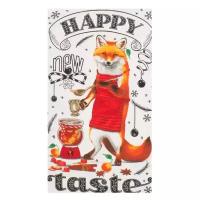 Полотенце Доляна Happy taste, плотность ткани 160 г/м²