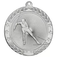 Медаль Комус лыжи, 50 мм, серебро