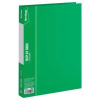 Berlingo Папка с 60 вкладышами Standard A4, пластик, зеленый