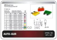 Предохранитель 10a Стандарт Красный Флажковый Auto-GUR арт. AGFT10A