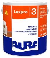 Краска в/д aura luxpro 3 интерьерная, матовая, база tr 2,5л, арт.4607003916411