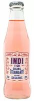 Тоник Indi Organic Strawberry Tonic, Инди Органический Тоник Клубника, Бузина, Цитрусовые (USDA Organic) 0.2л, стекло