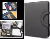 Папка-органайзер с беспроводной и проводной зарядкой + USB флеш-накопитель, подарочный пакет, черный