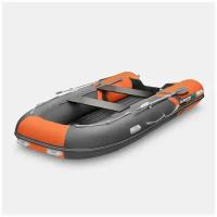 Надувная лодка GLADIATOR E380S оранжево/темно-серый