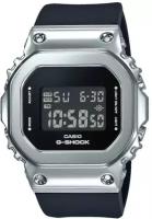 Наручные часы CASIO G-Shock GM-S5600-1, серебряный, черный