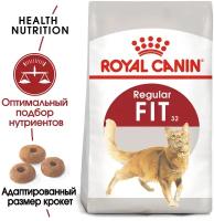 ROYAL CANIN FIT 32 для активных взрослых кошек (0,4 + 0,4 кг)