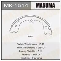 Колодки барабанные Masuma MASUMA MK1514