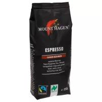 Органический кофе, Mount Hagen, жареный, зерна, Эспрессо, 250 г